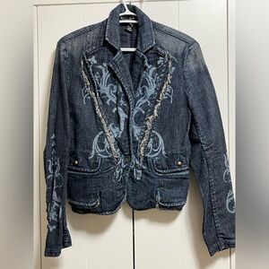 Funky Mercer & Madison Jean jacket size M